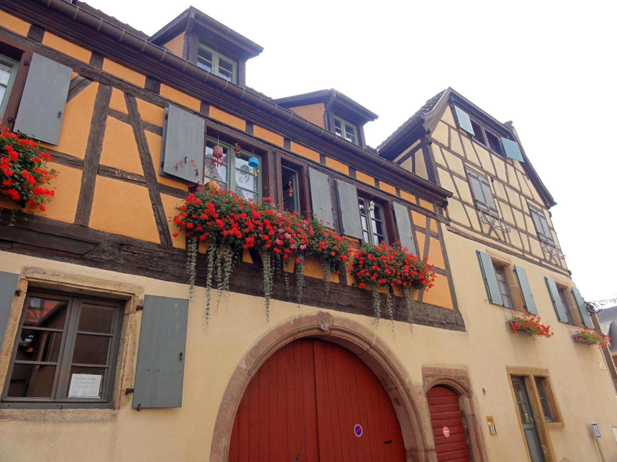 Gite Traditionnel Au Centre Historique D'埃圭斯海姆 外观 照片